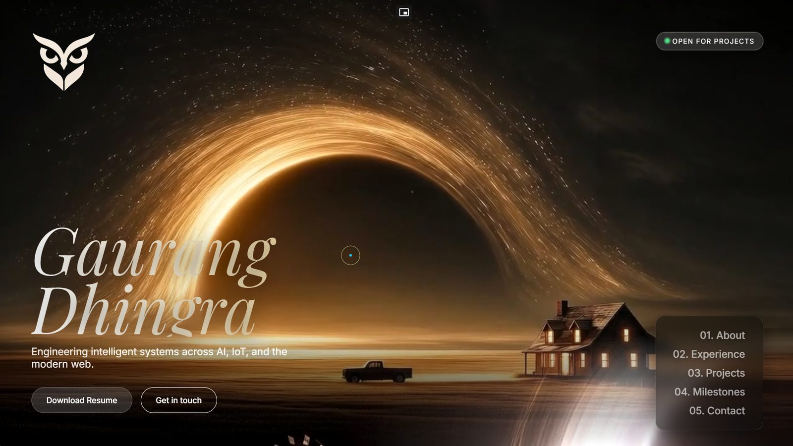 The gaurang.codes portfolio